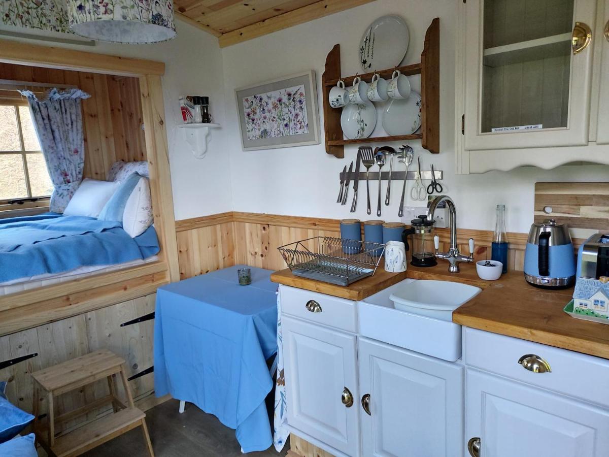 The Old Mill Shepherds Hut Okehampton Bagian luar foto